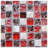 Corsica 0.6" x 0.6" Glass/Natural Stone Grid Mosaic Wall & Floor Tile-36934040