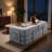 78.8'' Corduroy Convertible Sofa Bed Upholstered Sleeper Sofa with Armrest and Pillow-1148589152