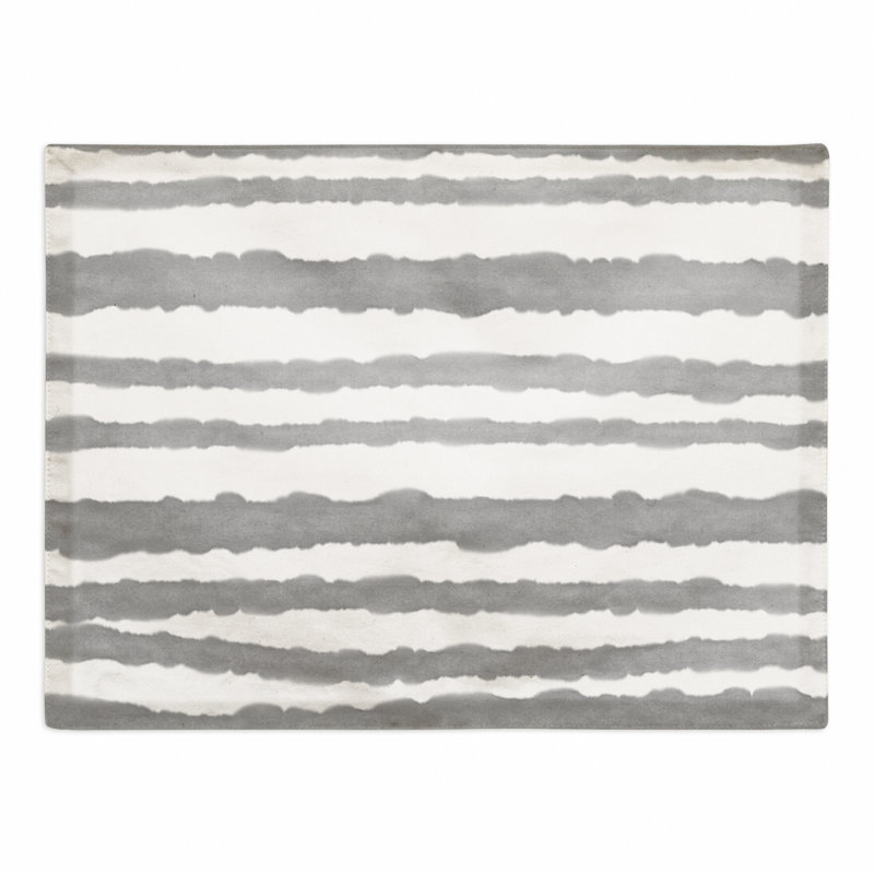 Napperon aquarelle, gris