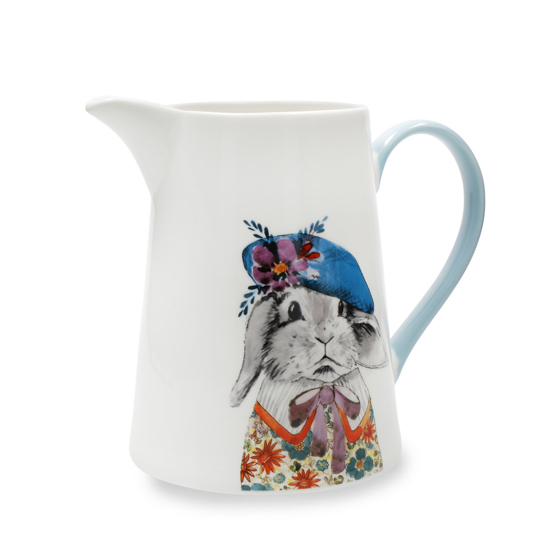 Mikasa White X Tipperleyhill Fine China Jug, 1.2L - Clay - Jug - Image 2
