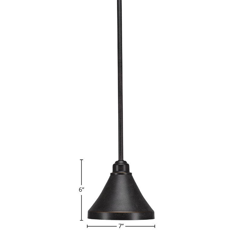 Mini-luminaire suspendu Blacksmith Stem