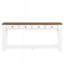 Console en bois de pin classique avec tiroirs et tablette pour une utilisation polyvalente