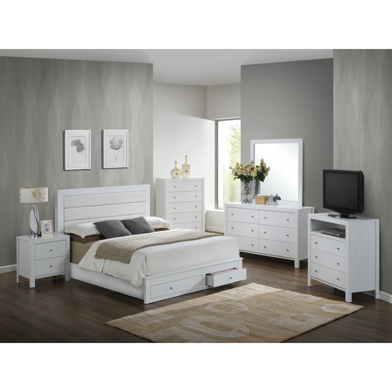 Lisbon 58'' W 6 - Drawer Dresser, White