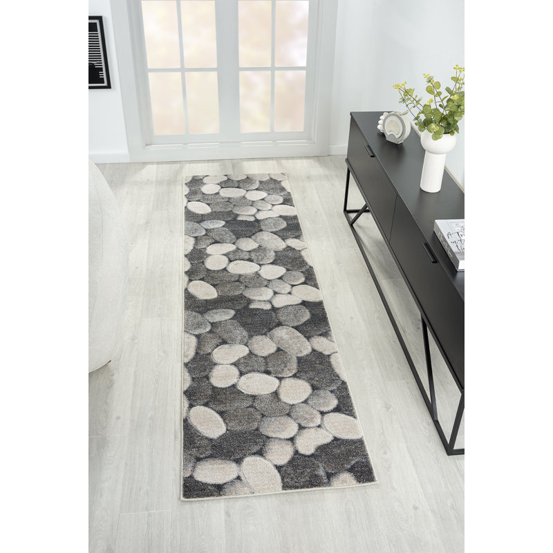 Jhoel Abstract Indoor Rug, Runner 2'1'' x 7'8''