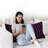 Faux Fur Throw Pillow-354792813