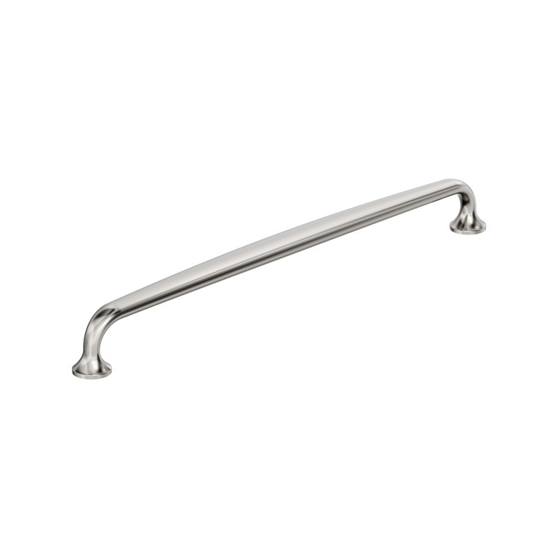Poignée arche de renom, Nickel poli, 10 1/16"
