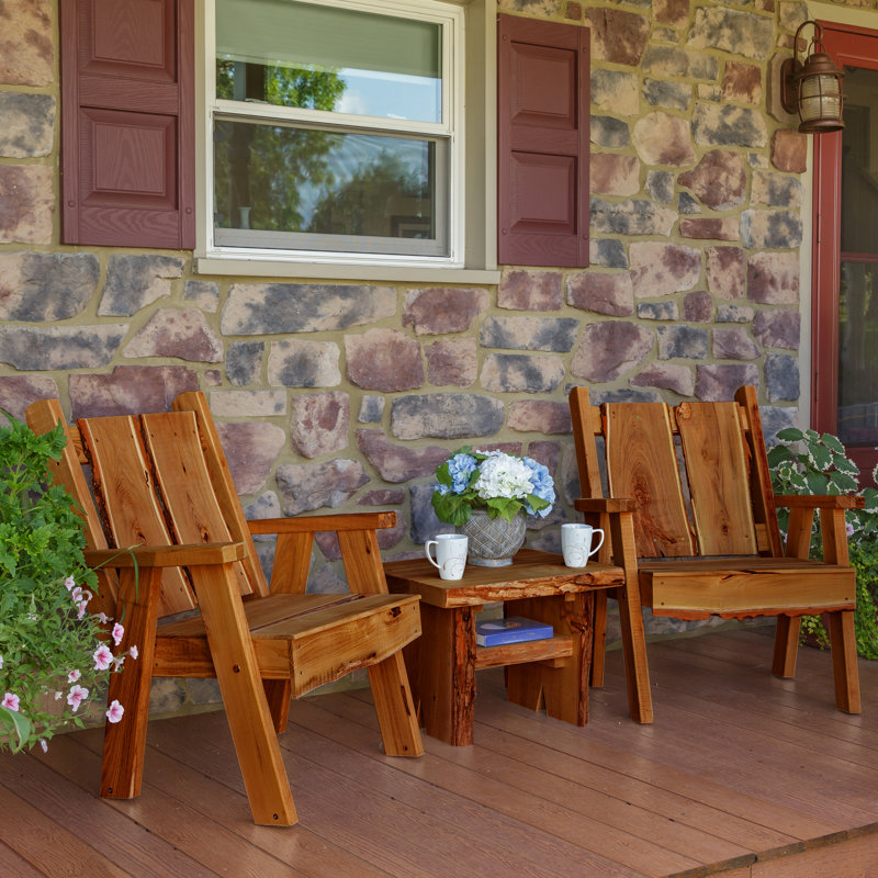 Marla 2 - Person Patio Conversation Set, Cedarstain