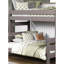 Lit superposé gris rustique, bois massif, style planche, pin brésilien, aux extrémités, l 78 po x P 56 po x H 61 po, choix de décor de chambre à coucher, lit en bois optionnel 1pc dans la tête de lit / agrafe-336148612