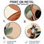Art mural rond en métal noir et vert - Botanicals abstraits-2074461408