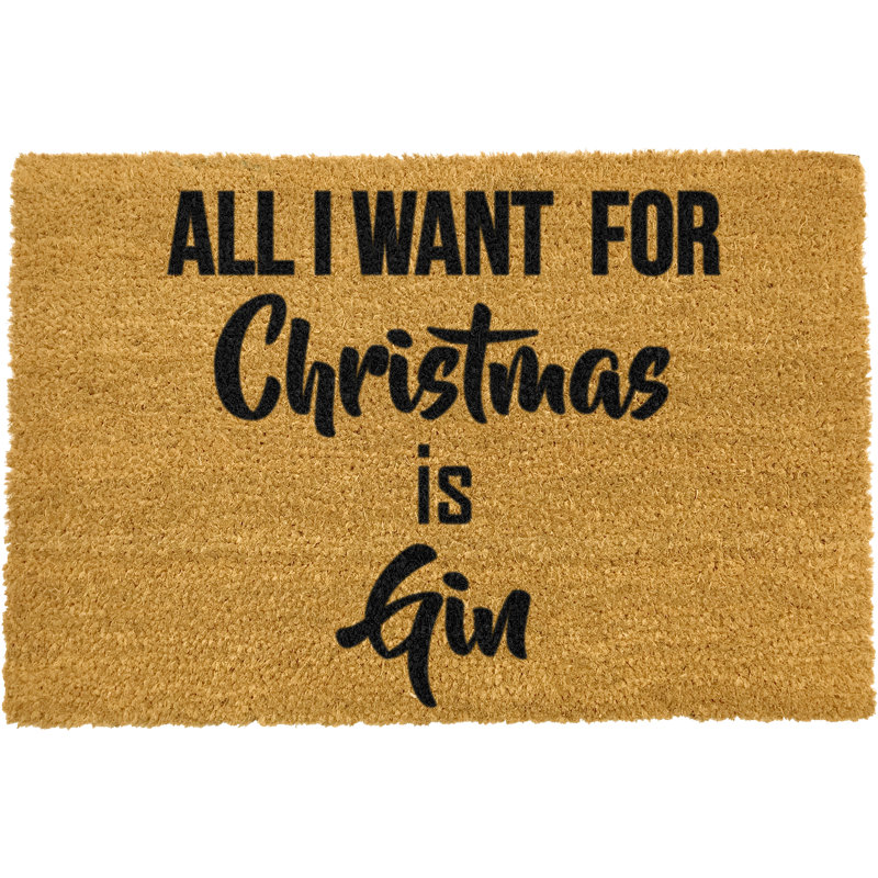 Rhett Non-Slip Christmas Outdoor Doormat