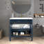 Meuble-lavabo simple 36 po avec plateau en céramique Brecken-709777249