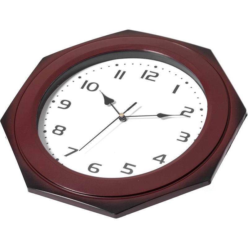 Horloge murale moderne en bois