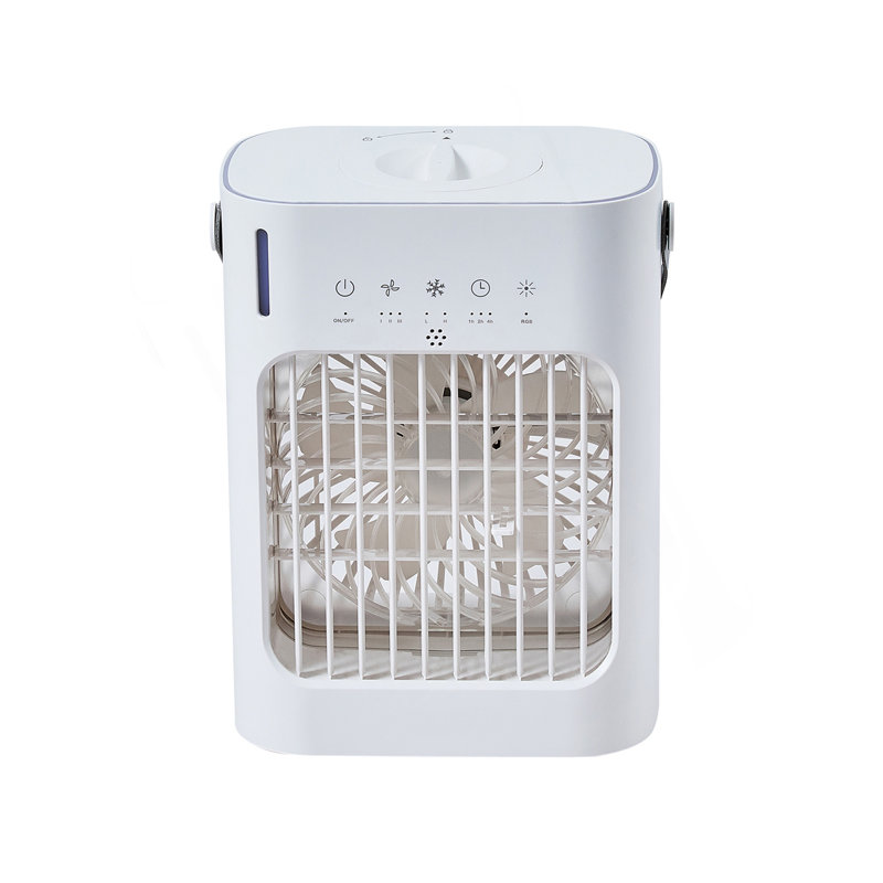 Climatiseur portatif 4-en-1 refroidisseur d'air par évaporation réservoir d'eau 700 ml