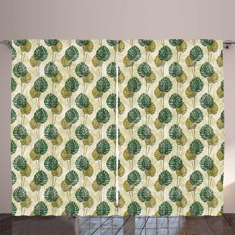 Semi Sheer Curtain Pair