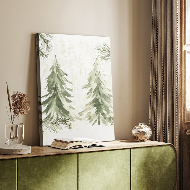 Art de Noël des Fêtes de Noël - galerie sur mesure Cavas, H 27 po x l 18 po