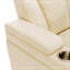 Fauteuil inclinable électrique pivotant de 270 degrés en cuir polyuréthane avec plateau-281997611