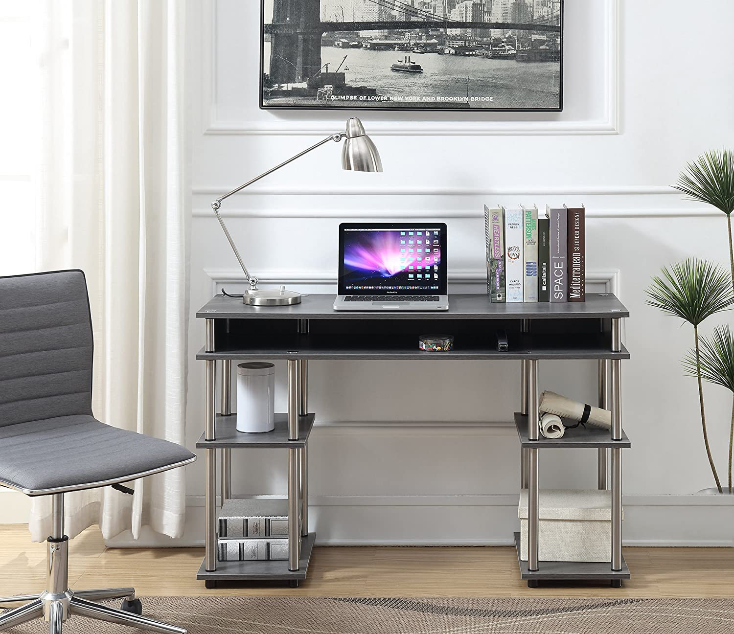 Wrought Studio Dioni Metal Base Writing Desk - Wayfair Canada