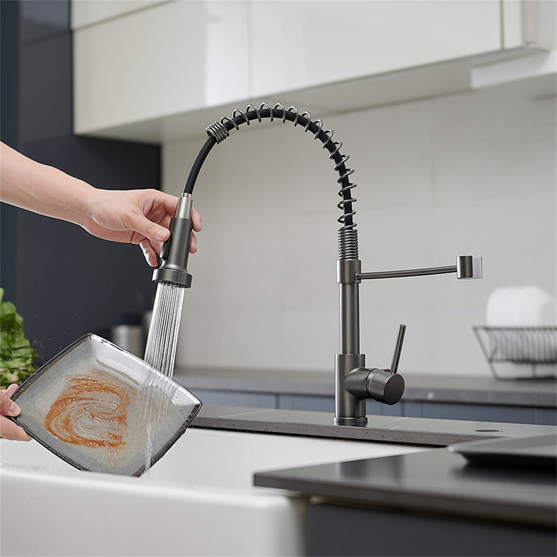 KIKO HOME Pull Down Kitchen Faucet