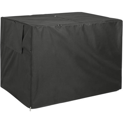 Heavy-Duty Black Dog Crate Cover – Universal Fit For 42-Inch Wire Cage, Polyester Material, Sun Protection And Durable Design