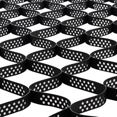 Gravel Grid, 2 Inch Depth, 32.81 x 9.84 FT / 10000 x 3000 mm, 1880 LBS Per Sq ft Grass Ground Retainer, Permeable Geo Grids Driveway Stabilization, for Garden, Patio, Walkway, RV Parking Slopes