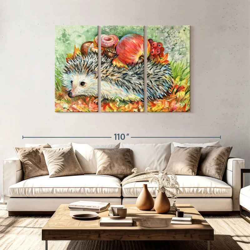 Brampt Hedgehog, 48" H x 74" W