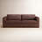  91'' Top Grain Genuine Leather Sofa-21132238