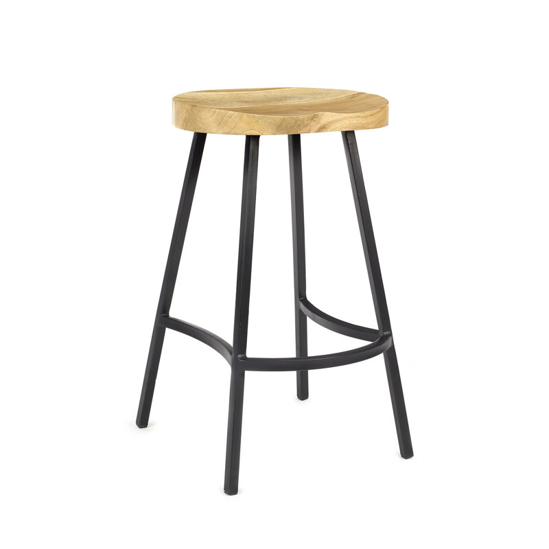 Kamas Counter Stool with Metal Frame