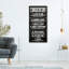 «Seven Rules Of Life», reproduction d'art sur toile-545277438