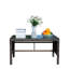 Table basse d'extérieur 1 table basse avec verre trempé transparent