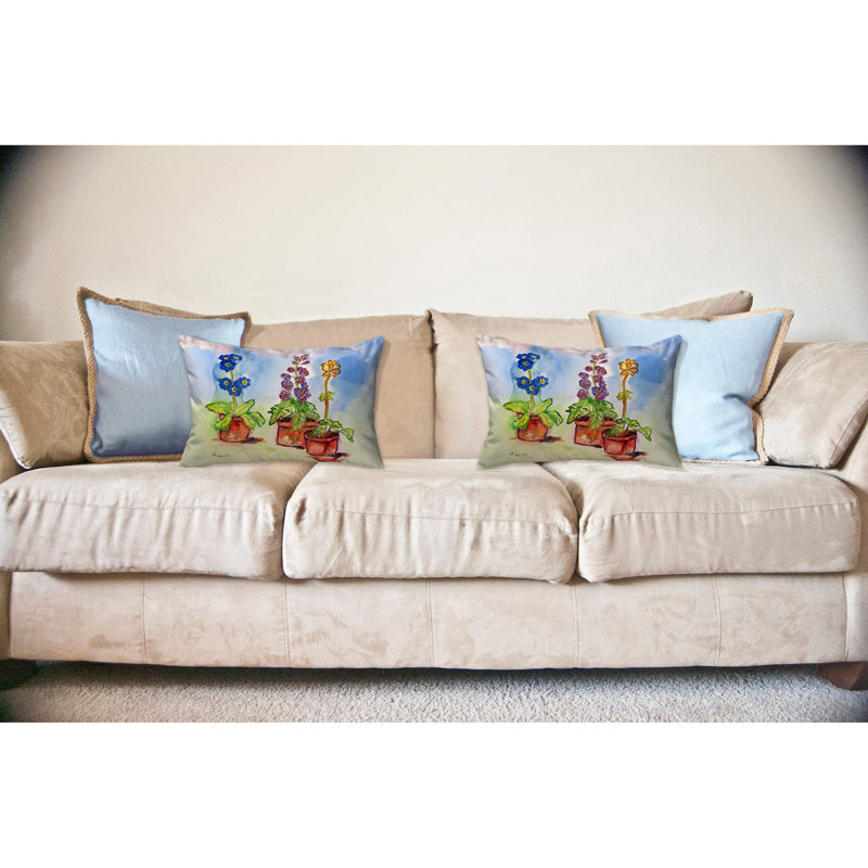 Outdoor Reversible Throw Pillow, 16" x 20"