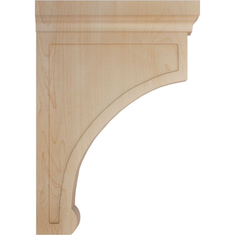 Support en bois Gomez, Érable, H 10 po x l 2,5 po x P 7 po