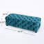 Bouton polyvalent en velours bleu sarcelle doux pour un look élégant à la maison