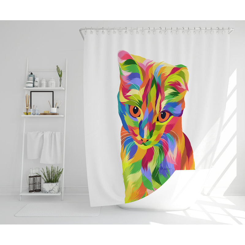 Ellanie Polyester Shower Curtain
