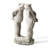 15.25''H Resin Two Kissing Frog Statue