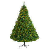 96' H Lighted Artificial Pine Christmas Tree