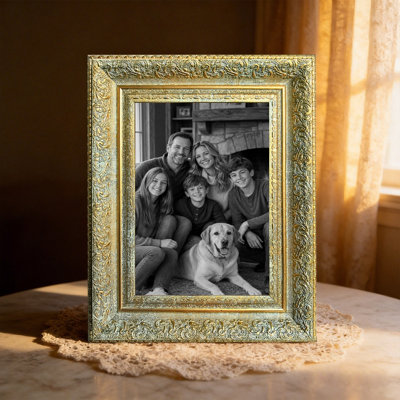 Antique Gold 1PC Heritage Style Picture Frame for 11" x 14" Photos and Travel Memory Display