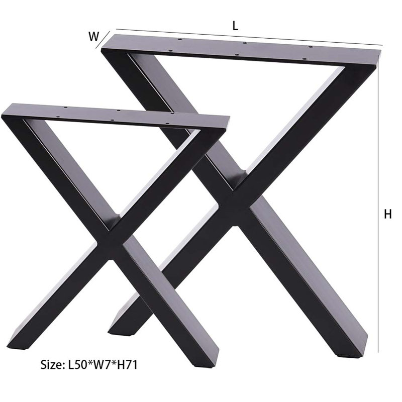Curtney Table Leg, 71cm H x 50cm W x 7cm D