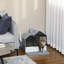 Bac à litière pour chat avec couvercle, bac à litière recouvert, facile à nettoyer, bac à litière à capuchon avec tapis pour litière, récupérateur de particules-122727041