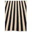 Tapis noir et blanc 6x9 Pinkerton