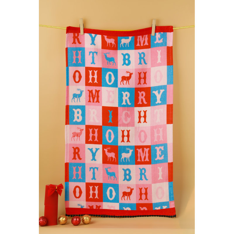Merry & Bright Modern Holiday Kitchen Towel Set