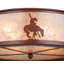 Rustic Lodge 4 - Light Flush Mount