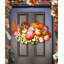 Cintre pour porte en bois cornucopia floral