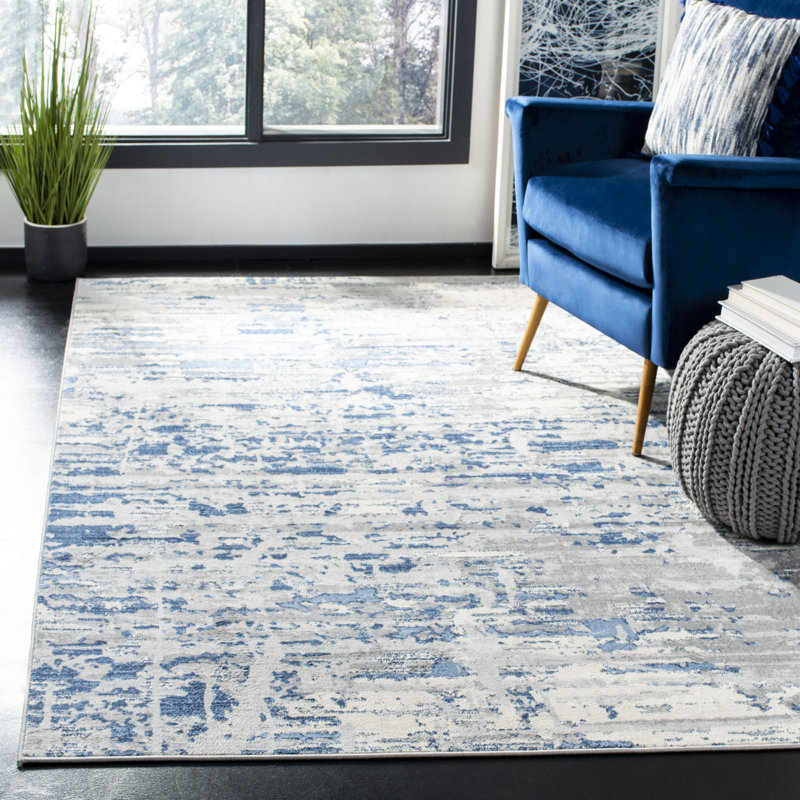 Diboll Abstract Area Rug, Rectangle 122 x 183 cm