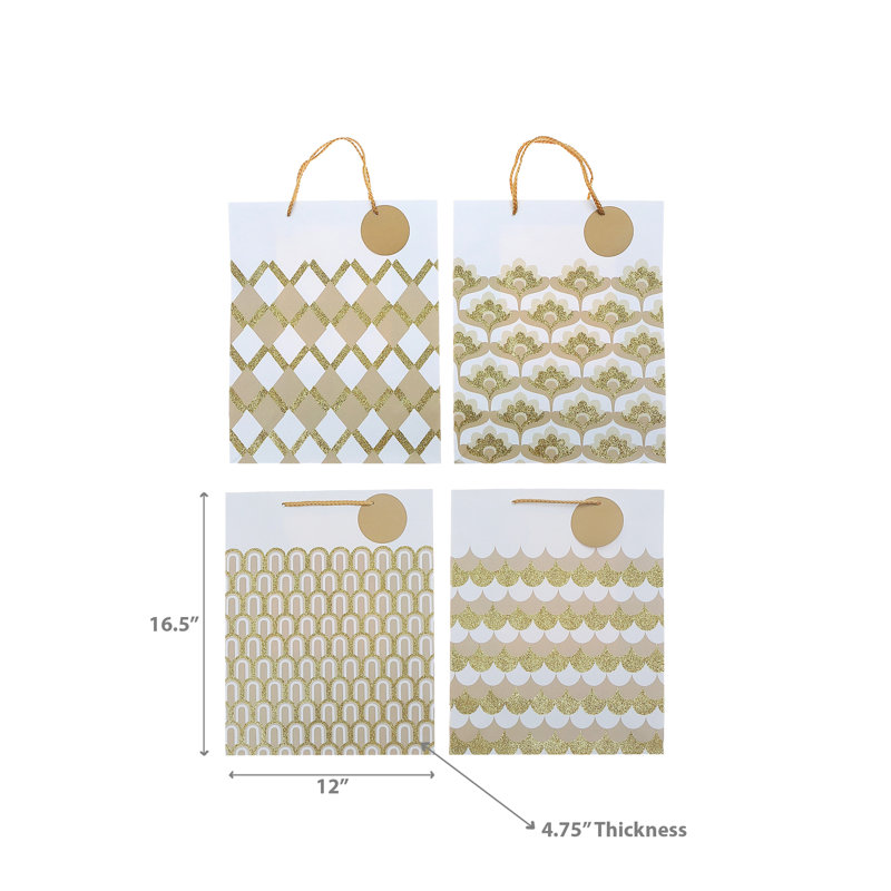Ensemble de 12 sacs-cadeaux très variés