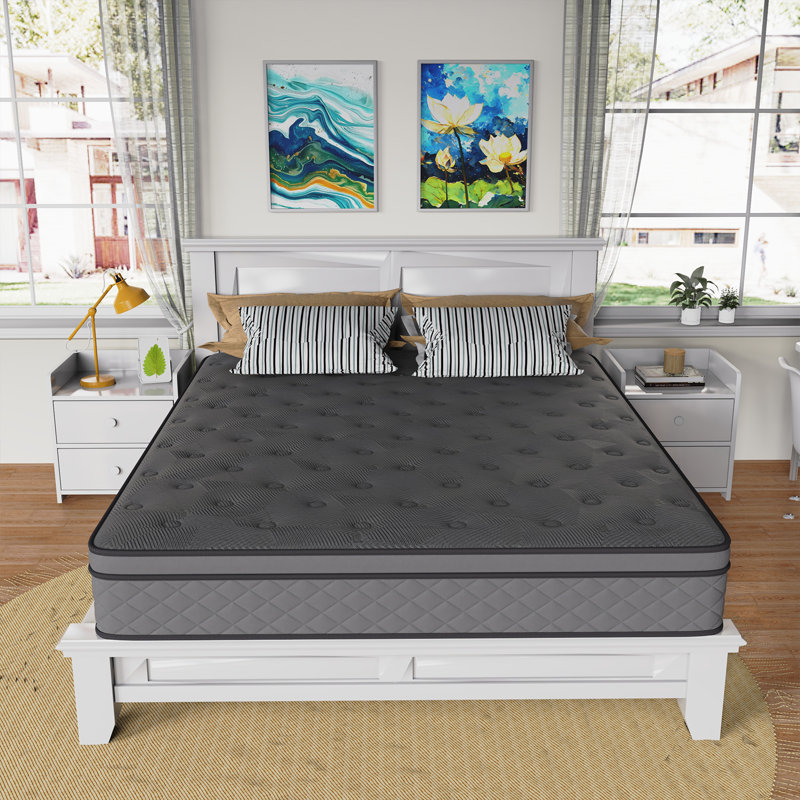 Mattress | 12 Inch Hybrid Gel Memory Foam & Pocketed Coil, Cooling Comfort, Medium Firm, Motion Isolation, Edge Support, Certipur-US Certified | 100-Night Trial
