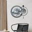 Horloge murale en alliage