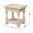 Nikolai Solid Wood Top End Table