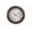 Clocks, 20" Round, Wall Clock, Brown, Transitional