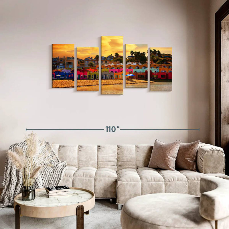 Gillard Capitola Beach, 37" H x 74" W