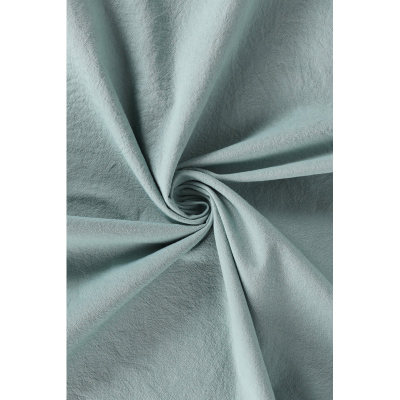 Ensemble de housse de couette 100% coton bleu foncé 3 pièces Rohrbaugh, Bleu